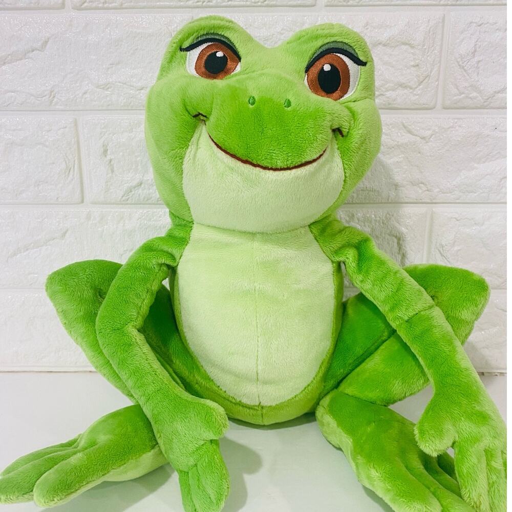 Disney Store Exclusive Princess and The Frog Tiana Frog 12in Plush Stuffed Toy